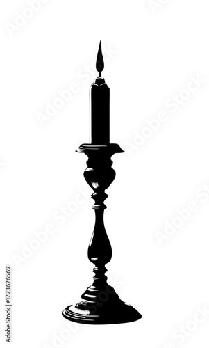 candlestick with candles