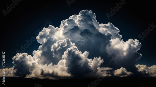 High-resolution isolated white cloud or fog on black background , ideal for graphic design, overlays, and visual effects.