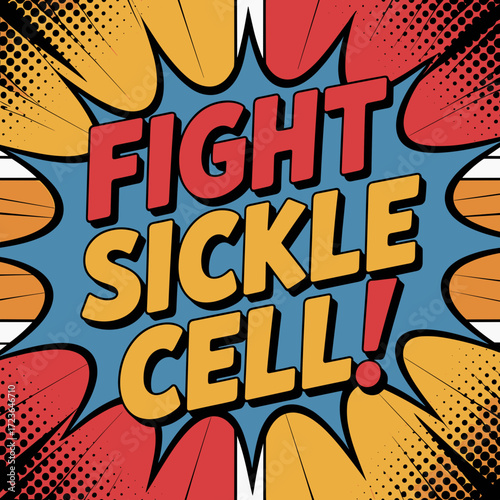 Fight Sickle Cell Awareness Poster