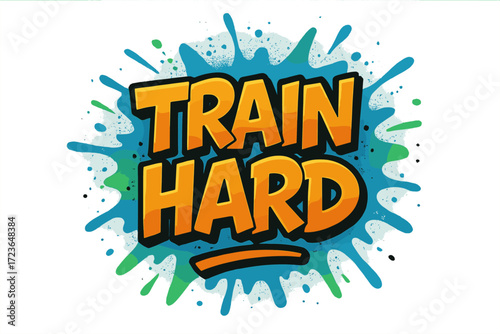 Motivational gym and fitness icon set. train hard, workout inspiration 3d icons.