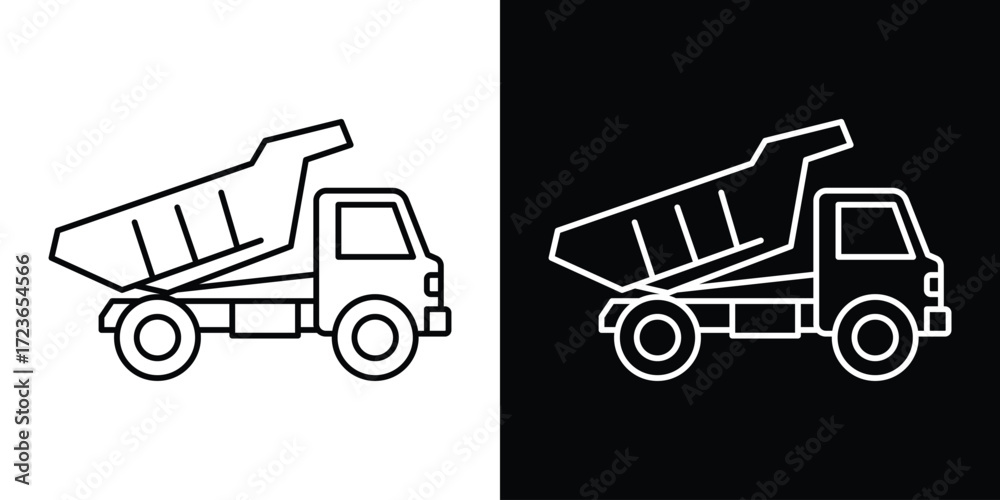 Fototapeta premium Dump Truck Icon