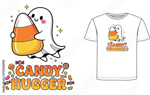 Candy Hugger T Shirt Design