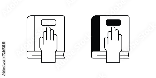 Decency set icon with white background vector stock illustration