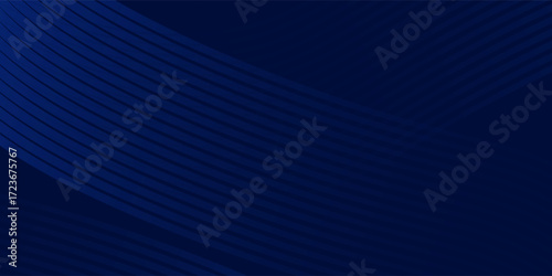 Premium abstract background design with diagonal dark blue lines pattern. Vector horizontal template simple
