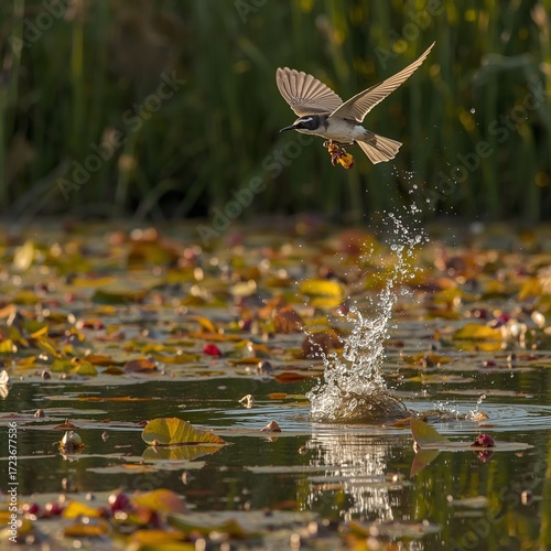 bird in flight