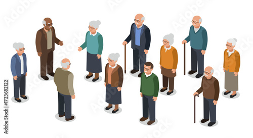 Isometric design of elderly group interaction