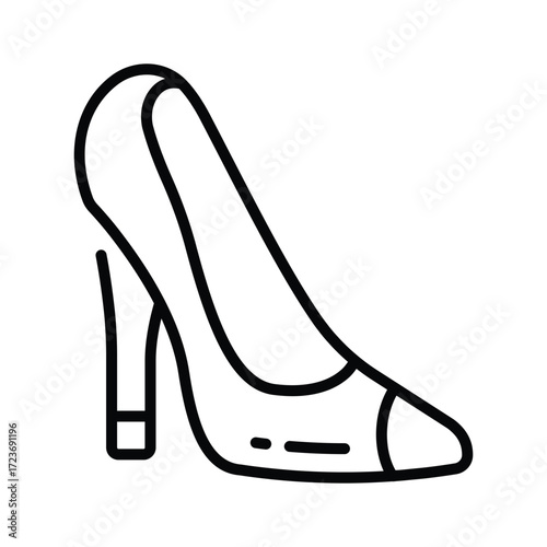 High Heel Icon for Fashion, Shopping, and Online Clothing Stores