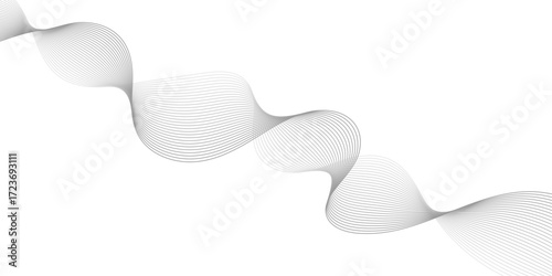 Abstract wavy line pattern minimal background design.