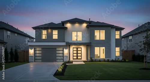 Wallpaper Mural New construction luxury home Torontodigital.ca