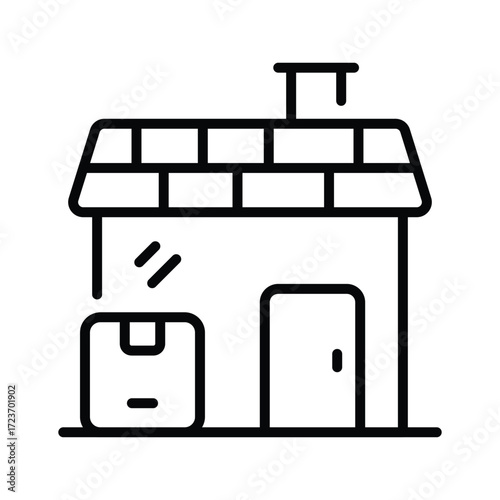 Get this amazing icon of home delivery in modern design style