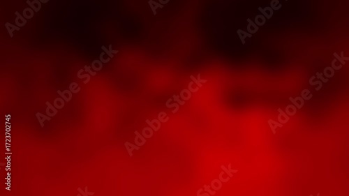 Animation red smoke on black background