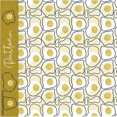 vpattern, eggs,egg, food, kitchen pattern,yellow  food,seamless, wallpaper, vector, texture, illustration, design, decoration, art, fabric, backdrop, circle, decor, vintage, ornament, floral, gold, re