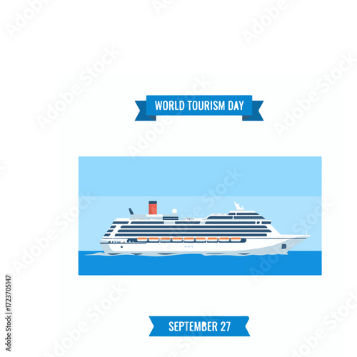 Cruise Ship Vector