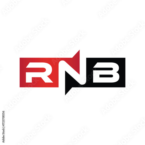 RNB Monogram Initial Letters Logo