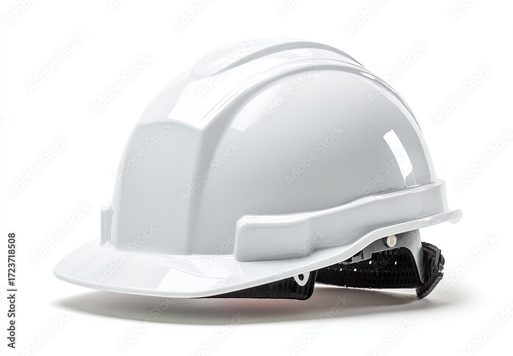 Fototapeta premium White safety helmet