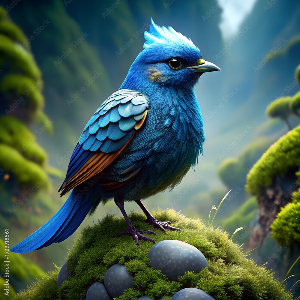 Fototapeta premium blue and yellow macaw
