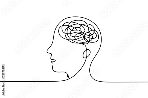 human head silhouette