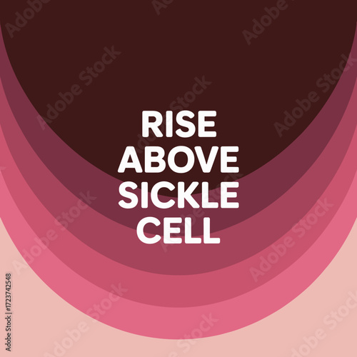 Rise Above Sickle Cell Awareness Poster