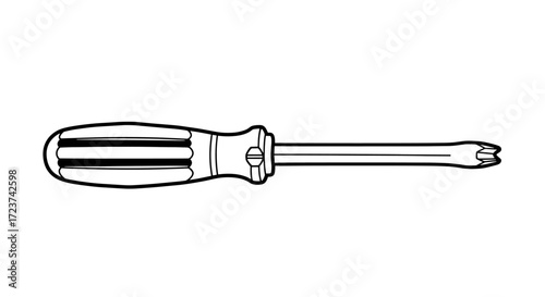 Illustration of a specialized torque screwdriver for adjusting torque settings