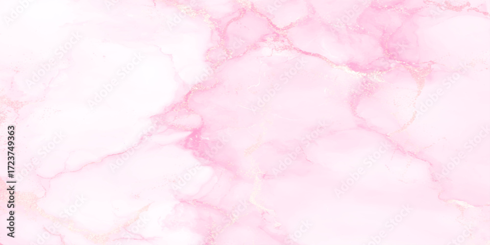 Fototapeta premium Abstract soft acrylic and bright pink marble liquid texture with watercolor splashes, natural stone pattern, luxury polished surface, abstract mineral design for interior, decorative, and digital use.