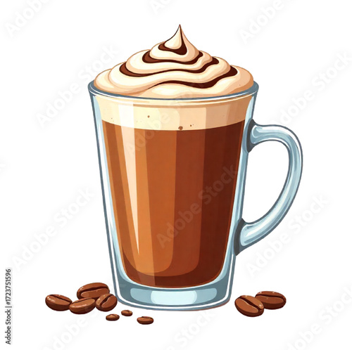 Coffee with cream