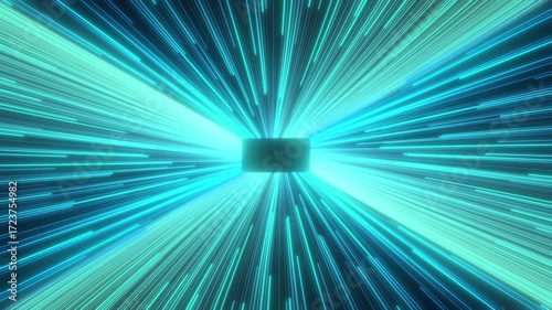 4K hyperloop neon glowing tunnel stripes with flashing light effects. Perfect abstract background for disco, party, VJ loops, concerts, music shows, nightclubs, and modern stage visuals