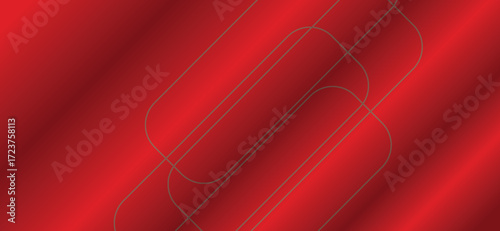 Abstract red gradient background with overlapping rounded rectangle shapes creates a visually dynamic design, ideal for modern presentations and creative projects with a sleek, polished aesthetic