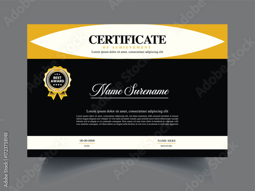 Customize & Clean Competition Certificate Templates