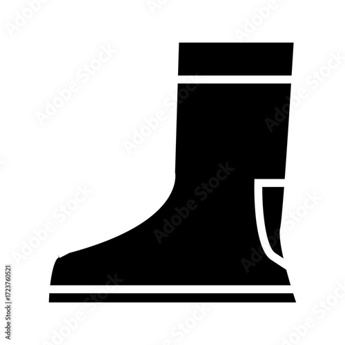 vector illustration of a boot