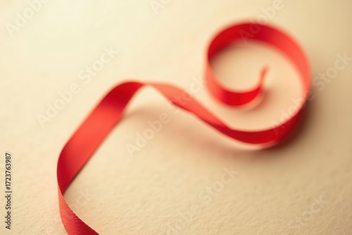 Red Ribbon Curl