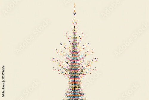 Abstract Colorful Tree