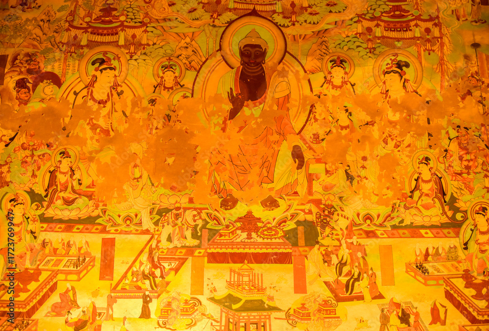 Fototapeta premium World Cultural Heritage the Mogao Grottoes of Dunhuang