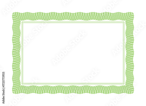 Modern and Unique Certificate Border Design