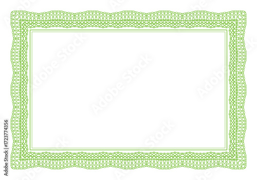 Modern and Unique Certificate Border Design