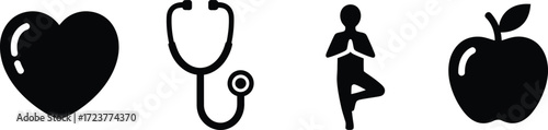 Health and Wellness Icons