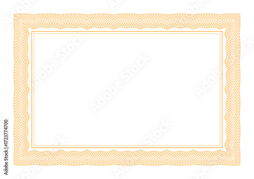 Modern and Unique Certificate Border Design