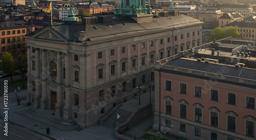 Historic city buildings