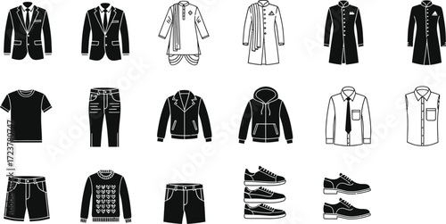 Men's Clothing Silhouettes