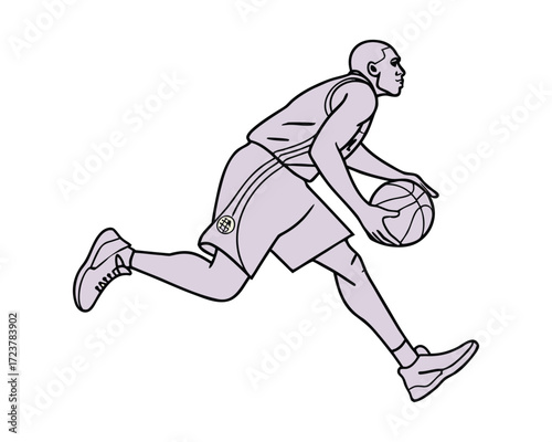 Thrilling Day of Action in Intense NBA Basketball Game