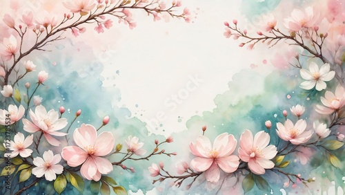spring cherry blossom background