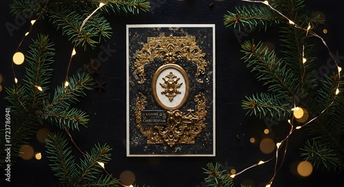Ornate decorative book