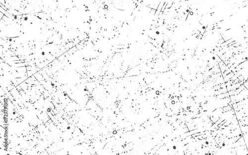 Grid spotted pattern. Abstract grunge halftone lined texture. 
Distressed black texture. Dark grainy texture on white background.Trace grunge wall bitmap brightness cutoff 