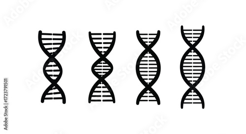 Dna double helix structures genetic code scientific research medical biology health care laboratory science sequence vector
