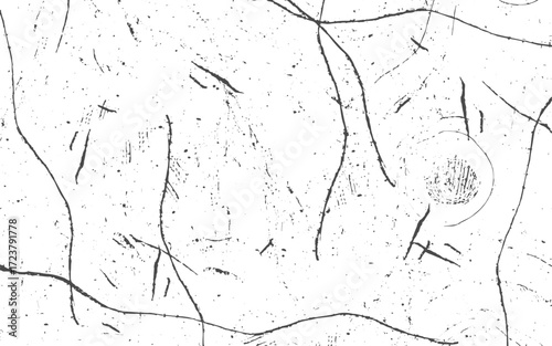 Dirt overlay or screen effect use for grunge and vintage image style.Rough texture. Worn down wallpaper pattern design. Broken plaster grunge damask effect.
