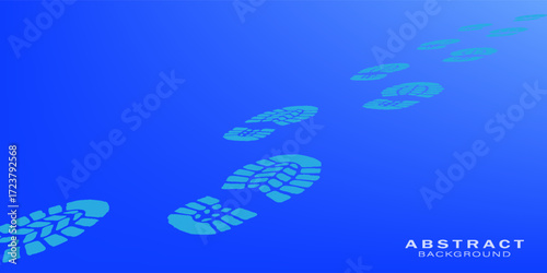 Sneakers footprint vector design Human shoe footprint tracking shoe sole cute feet footprints paws people silhouette follow hiking route vector footstep sign Walking banner walking health