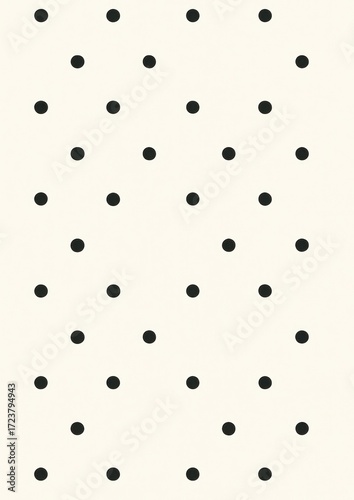 Minimalist polka dot pattern.
