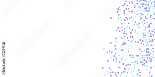 abstract blue background with square bubbles