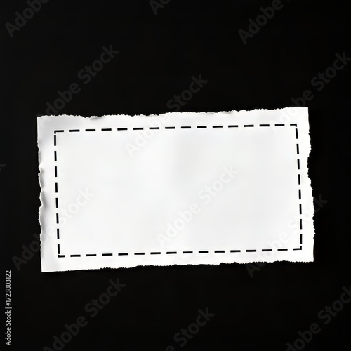 Minimal coupon square mockup