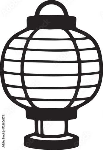 Traditional Japanese Culture, Hinamatsuri. Bonbori, Lantern.