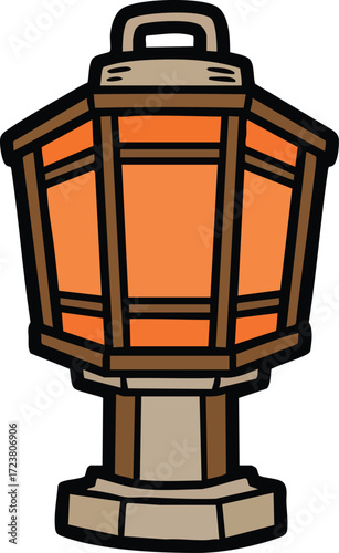 Traditional Japanese Culture, Hinamatsuri. Bonbori, Lantern.